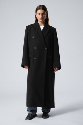 Manteau en laine oversize